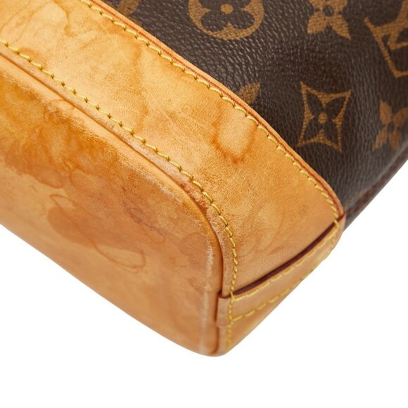 LOUIS VUITTON Brown Monogram Leather Lockit Tote Bag - Picture 6 of 12